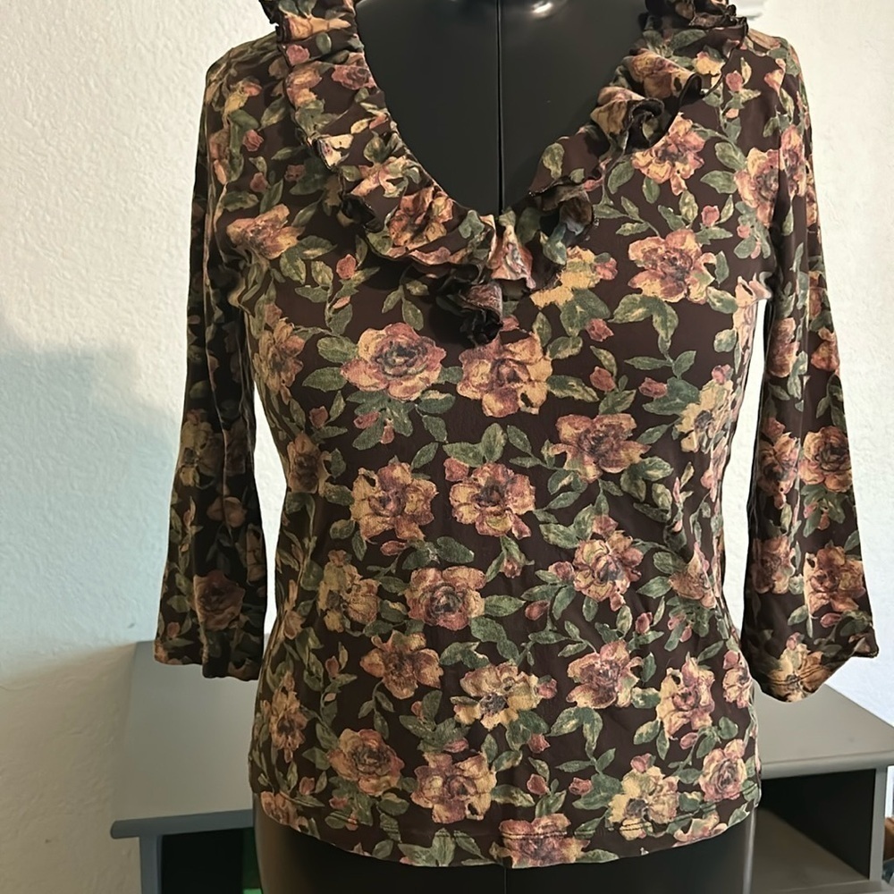 Chaps floral top